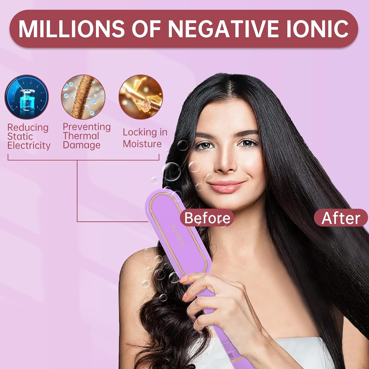 Ionic hair straightening best sale